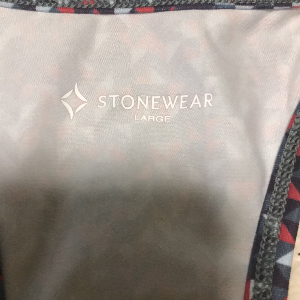 Stonewear Patterned Racerback Tank Top - Picture 2 of 5